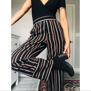 F21 Stripped Palazzo Pants